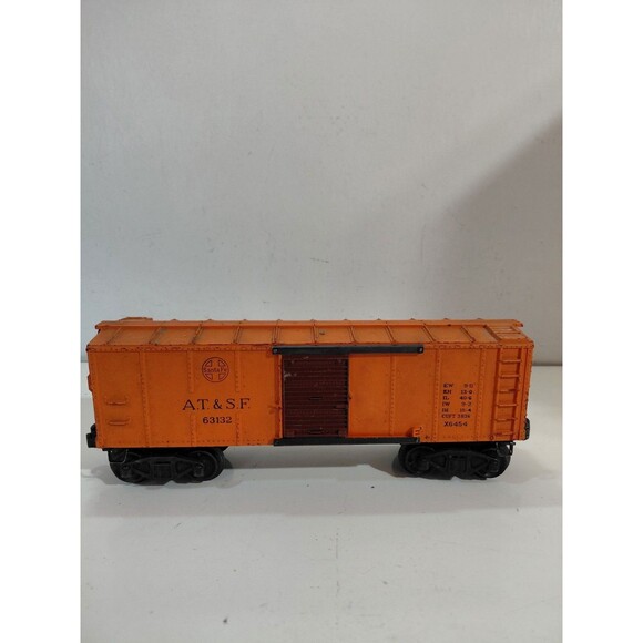 Lionel X6454 Electric Train O Gauge Model Railroad Santa Fe Post War Boxcar - Picture 2 of 8